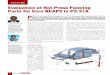 Evaluation of hot press forming parts for Euro NCAP5 in P3-21A
