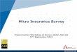 Micro Insurance Survey - akinsure.com