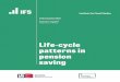 Life-cycle patterns in pension