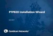 PTP820 Installation Wizard