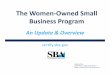 The Women Owned Small Business Program