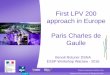 First LPV 200 approach in Europe Paris Charles de Gaulle