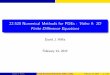 22.520 Numerical Methods for PDEs : Video 9: 2D Finite Di 