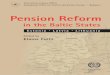 Pension Reform in the Baltic States - APAPR