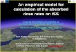 An empirical model for calculation of the absorbed dose 