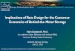 Implications of Rate Design for the Customer- Economics of 