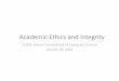 Academic Ethics and Integrity - cs.utexas.edu