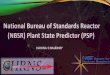 National Bureau of Standards Reactor (NBSR) Plant State 