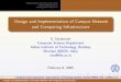 Design and Implementation of Campus Network and Computing 