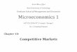Graduate School of Management and Economics Microeconomics 1