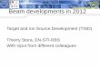 Target and Ion Source Development (TISD) Thierry Stora, EN 