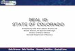 REAL ID STATE OF COLORADO - aamva.org
