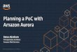 Planning a PoC with Amazon Aurora