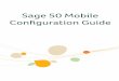 Sage 50 Mobile Conﬁguration Guide