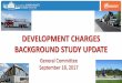Development Charges Background Study Update
