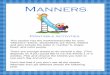 Manners - 123 Learn Curriculum