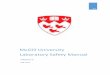 McGill University Laboratory Safety Manual