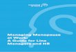 Managing Menopause at Work: A Guide for Line Managers and HR