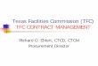 Texas Facilities Commission (TFC) TFC CONTRACT MANAGEMENT