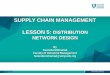 SUPPLY CHAIN MANAGEMENT LESSON 5