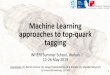 Machine Learning approaches to top-quark