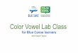 Color Vowel Lab Class - Blue Canoe