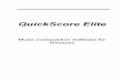 QuickScore Elite - Music composition software from Sion 