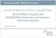 2019-22 MSAA Template and 2019/20 MSAA Schedules and 