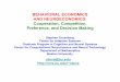 BEHAVIORAL ECONOMICS AND NEUROECONOMICS: Cooperation 