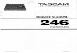 Tascam 246 Schematic Diagrams (Service Manual)
