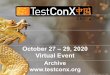 October 27 –29, 2020 Virtual Event