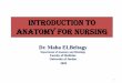 Introduction to Anatomy FOR NURSING