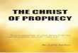 THE CHRIST OF PROPHECY