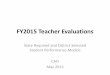 FY2015 Teacher Evaluations