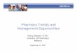 Pharmacy Trends and Management Opportunities