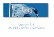 Lesson 1.4 UN PKI / MPKI Overview