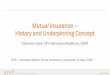 Mutual Insurance History and Underpinning Concept