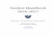 Student Handbook 2013-2014 - Saint Vincent College