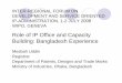 Role of IP Office and Capacity Building: Bangladesh - WIPO