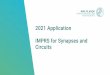 2021 Application IMPRS for Synapses and Circuits