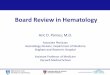 Board Review in Hematology