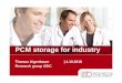PCM storage for Industry - AEE Intec