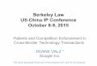 Berkeley Law US-China IP Conference October 8-9, 2015