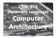 (Assembly Language) Computer Architecture