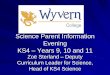 Science Parent Information Evening KS4