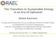 The Transition to Sustainable Energy in an Era of Upheaval