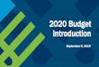 2020 Budget Introduction - Westfield, Indiana