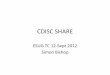 ESUG TC on SHARE 12Sep2012_V2 - CDISC Portal