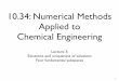 10.34: Numerical Methods Applied to Chemical Engineering