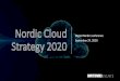 Digital Nordic conference September 29, 2020